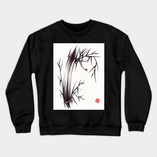 Adventurous Spirit - Sumi Sumie Ink Brush Painting Crewneck Sweatshirt